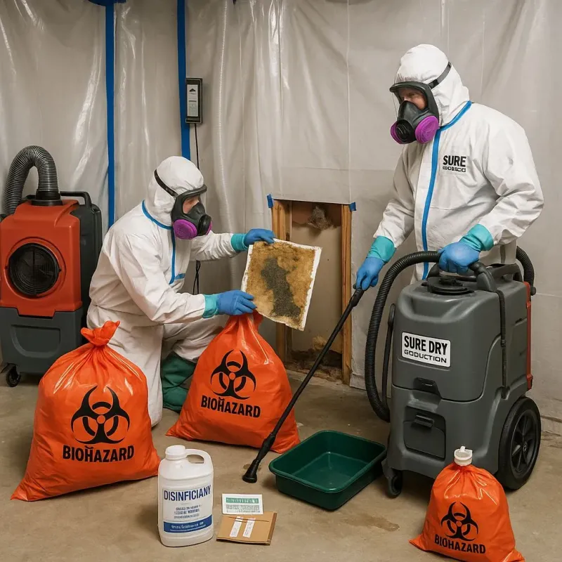 Contaminated Water Handling Protocols process in The Hideout, PA